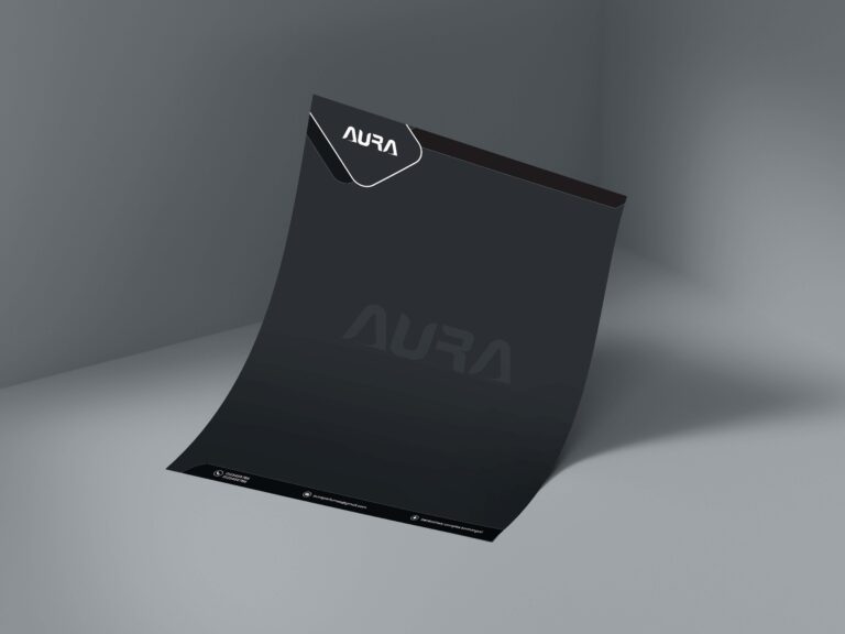 letter head of aura brand