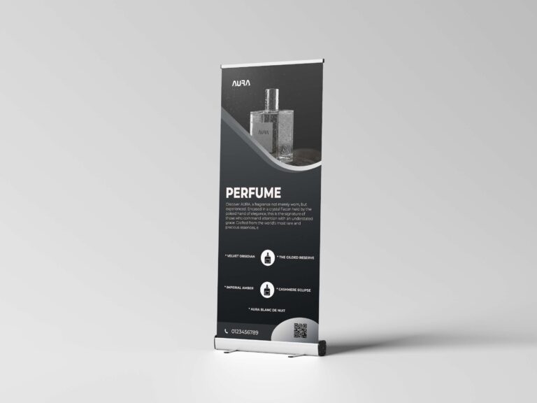 rollup banner of aura brand